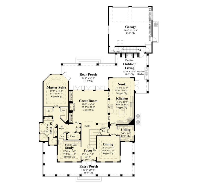House Plan House Plan #35503 Drawing 1