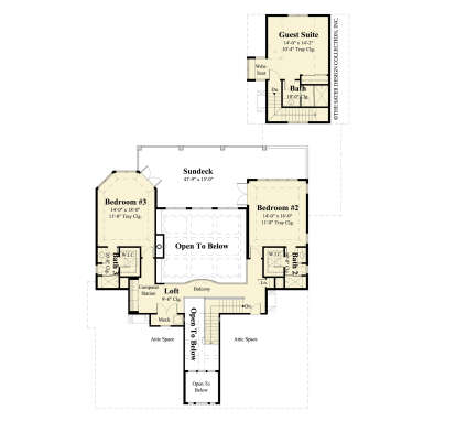 Second Floor for House Plan #8436-00152