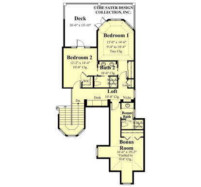 Second Floor for House Plan #8436-00154