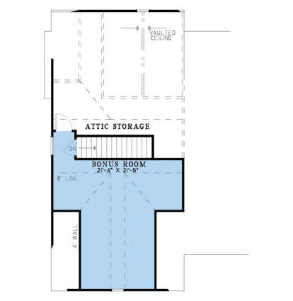 Bonus Room for House Plan #8318-00467