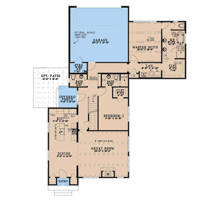 House Plan House Plan #35512 Drawing 1
