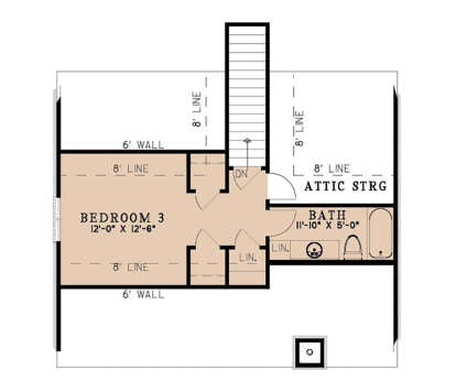 Second Floor for House Plan #8318-00471