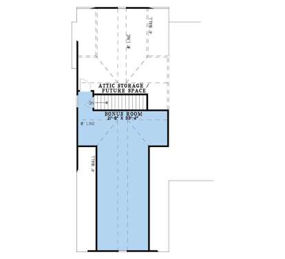 Bonus Room for House Plan #8318-00472