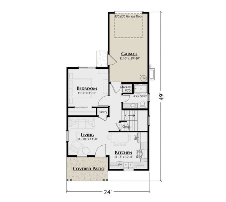House Plan House Plan #35514 Drawing 1