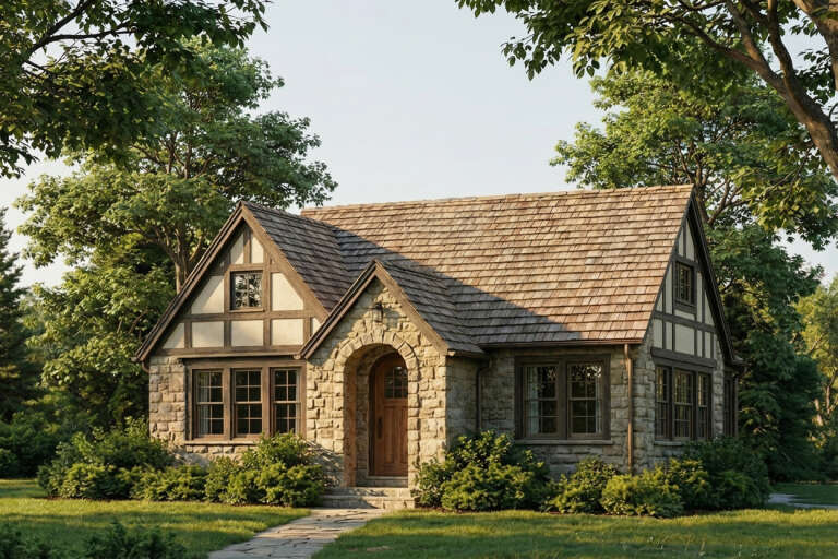 House Plan House Plan #35516 Angled Front Elevation
