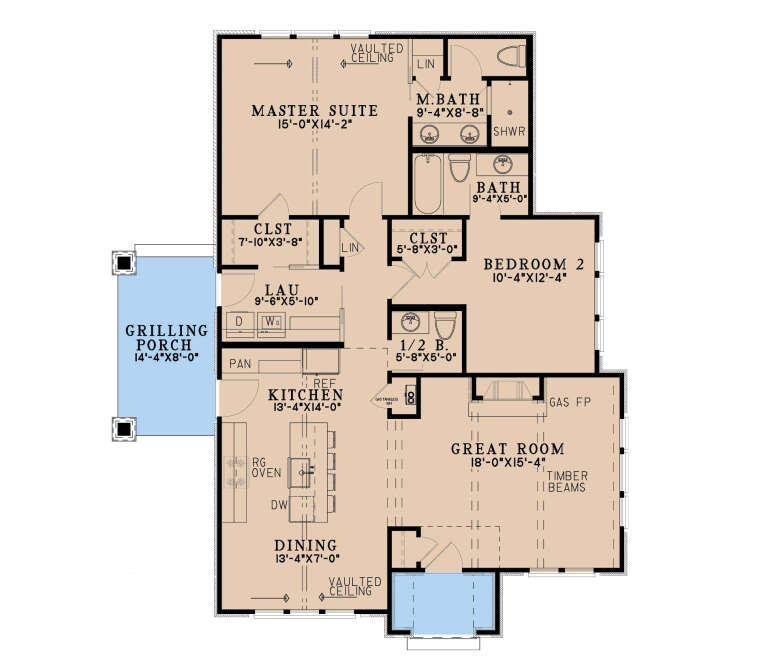 House Plan House Plan #35516 Drawing 1
