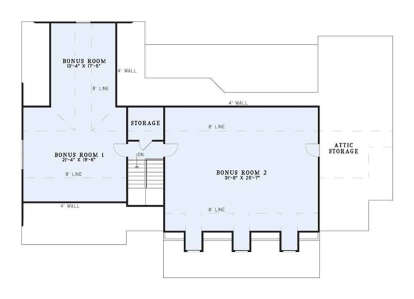 Bonus Room for House Plan #110-01162