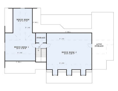 Bonus Room for House Plan #110-01163