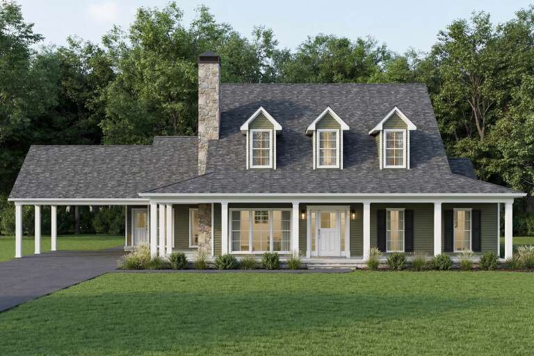 House Plan House Plan #35521 Front Elevation