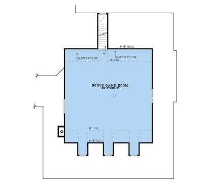 Bonus Room for House Plan #8318-00474