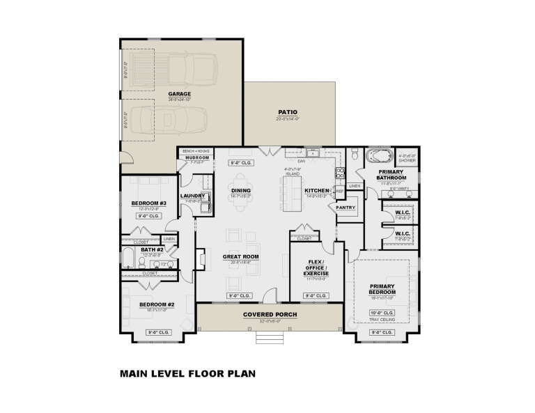 House Plan House Plan #35525 Drawing 1