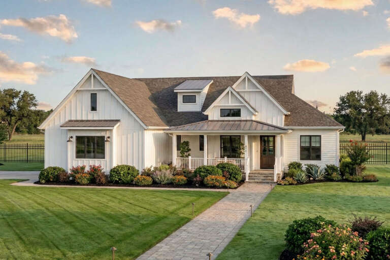 House Plan House Plan #35526 Angled Front Elevation