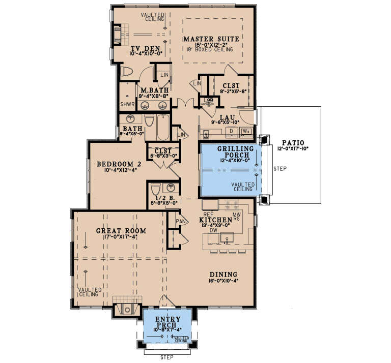 House Plan House Plan #35530 Drawing 1
