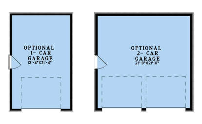 Optional Detached Garage for House Plan #8318-00475