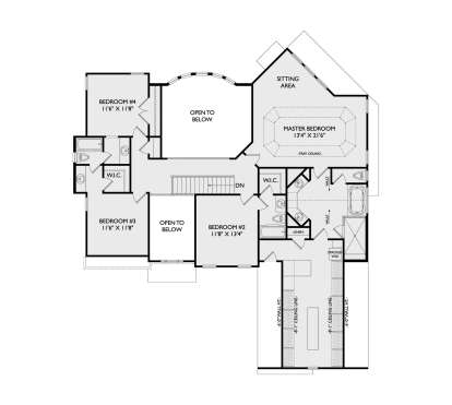 Second Floor for House Plan #957-00158
