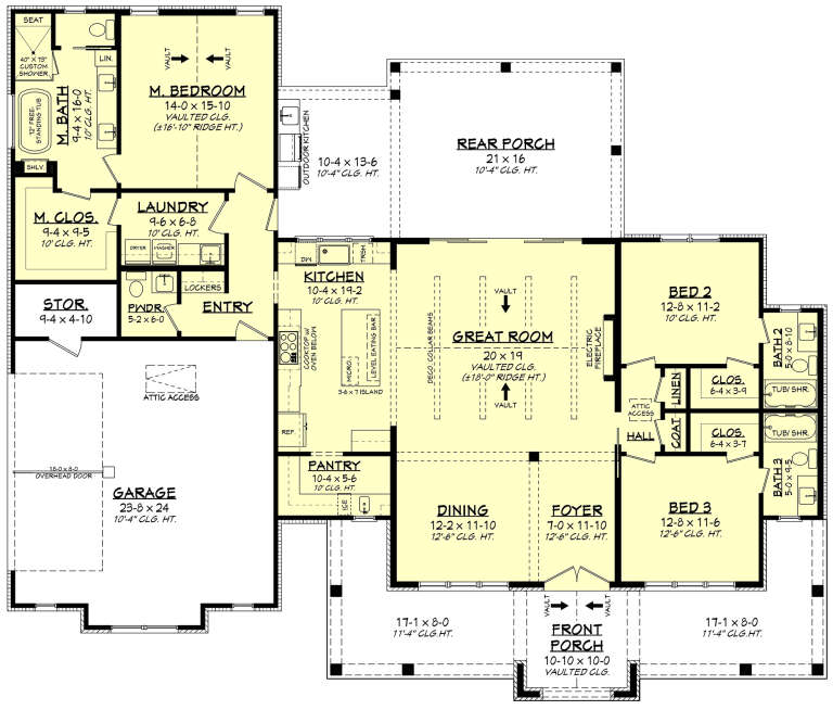 House Plan House Plan #35534 Drawing 1