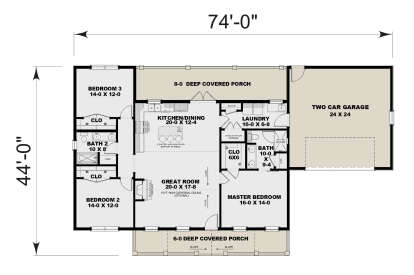 Main Floor for House Plan #1776-00179