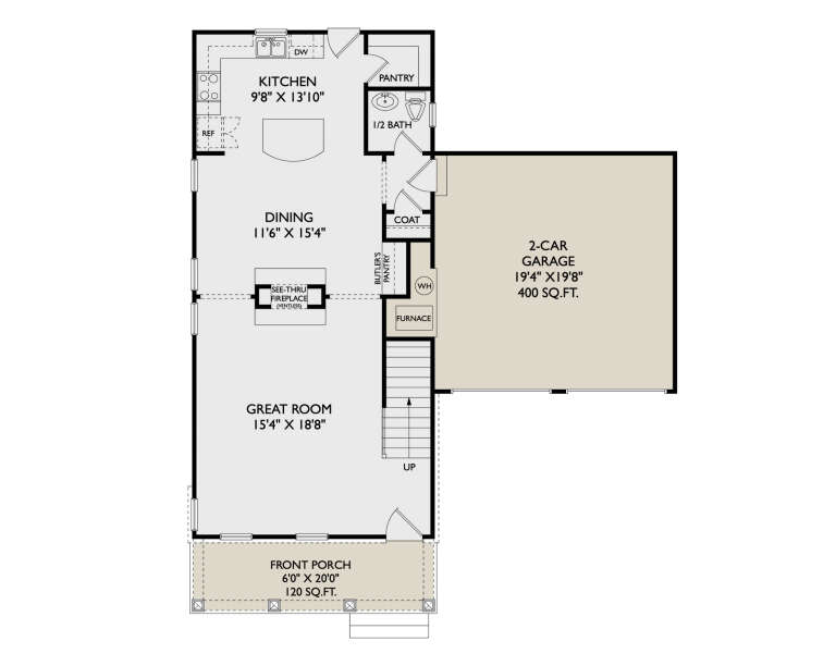 House Plan House Plan #35537 Drawing 1