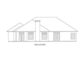 Ranch House Plan #286-00040 Elevation Photo
