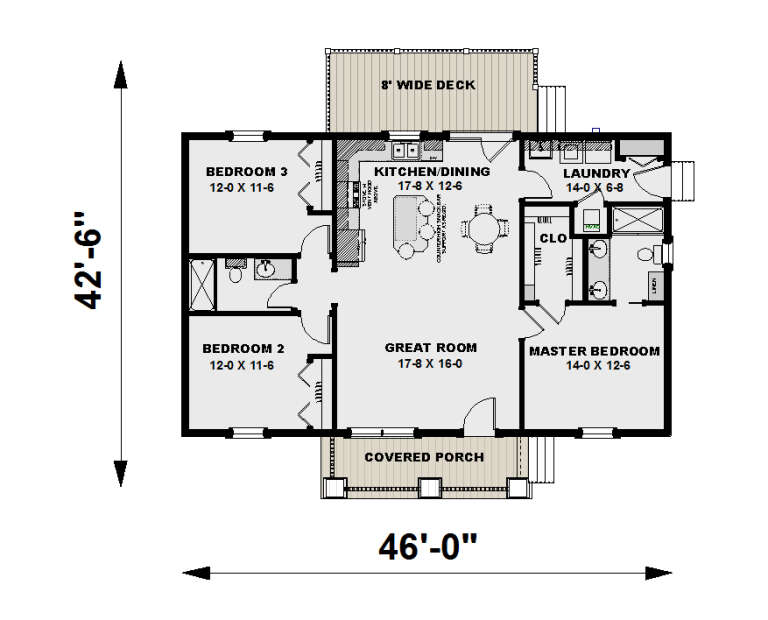 House Plan House Plan #35540 Drawing 1