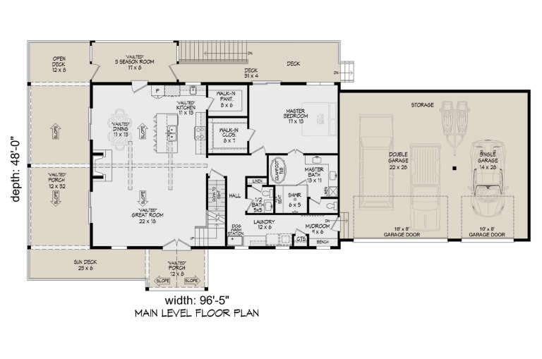 House Plan House Plan #35543 Drawing 1