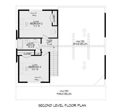 Second Floor for House Plan #940-01427