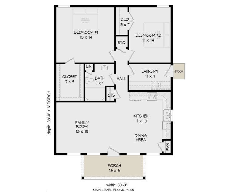 House Plan House Plan #35545 Drawing 1