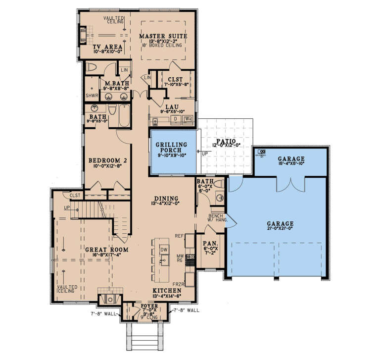 House Plan House Plan #35548 Drawing 1