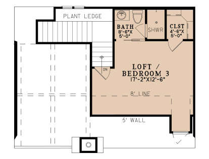 Second Floor for House Plan #8318-00476