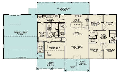 Main Floor  for House Plan #8318-00477