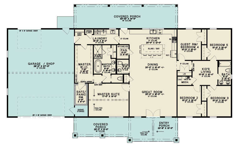 House Plan House Plan #35549 Drawing 1