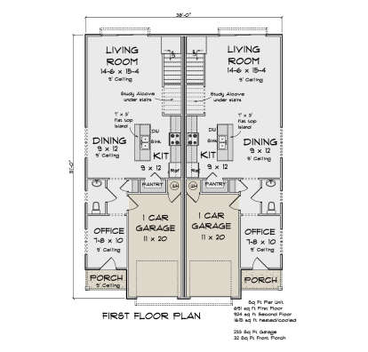 Main Floor  for House Plan #4848-00599