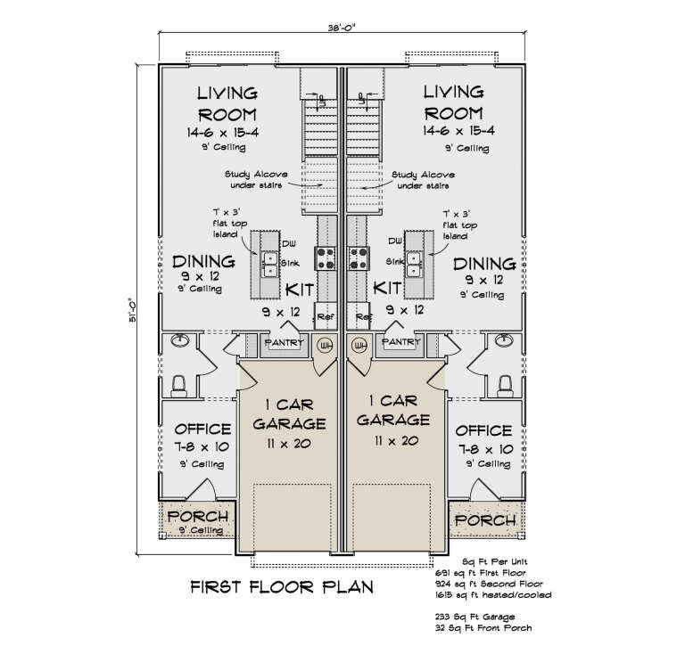 House Plan House Plan #35550 Drawing 1
