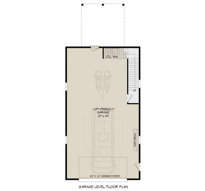 Garage Floor for House Plan #940-01431