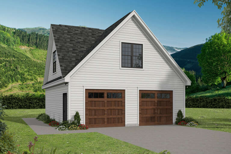House Plan House Plan #35553 Angled Front Elevation
