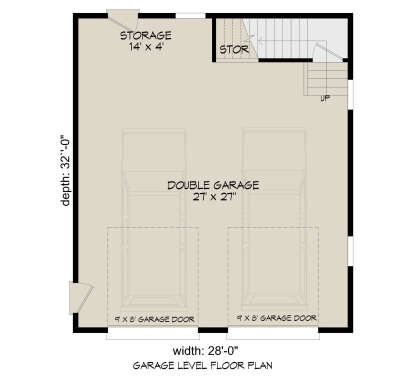 Garage Floor for House Plan #940-01433