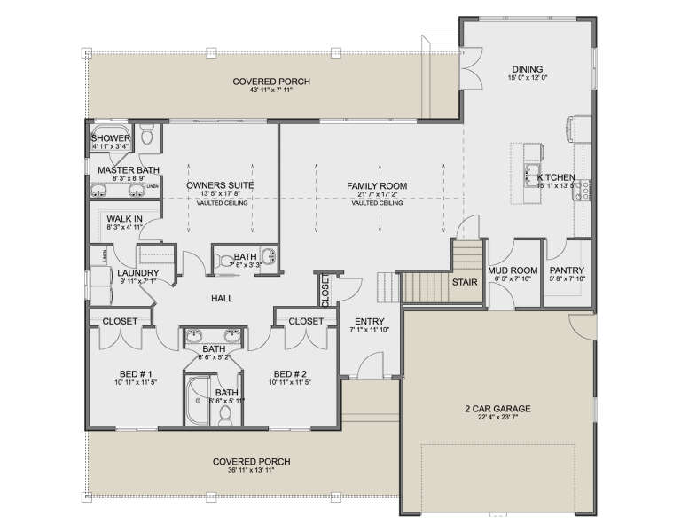 House Plan House Plan #35558 Drawing 1