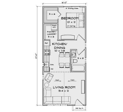 Main Floor  for House Plan #4848-00600