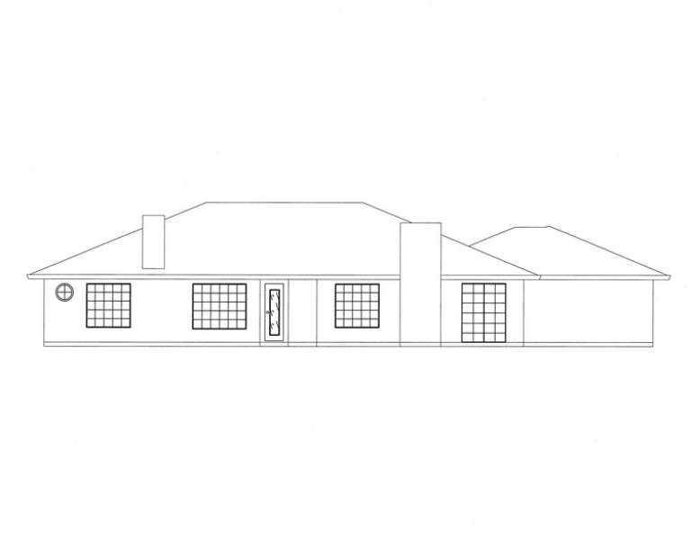 Ranch House Plan #286-00041 Elevation Photo