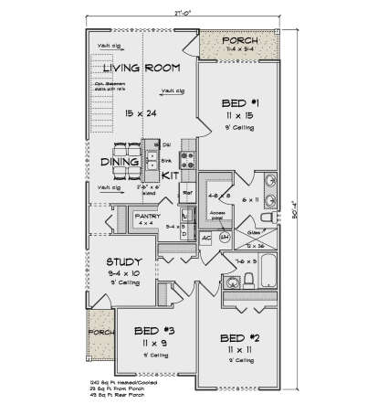 Main Floor  for House Plan #4848-00604
