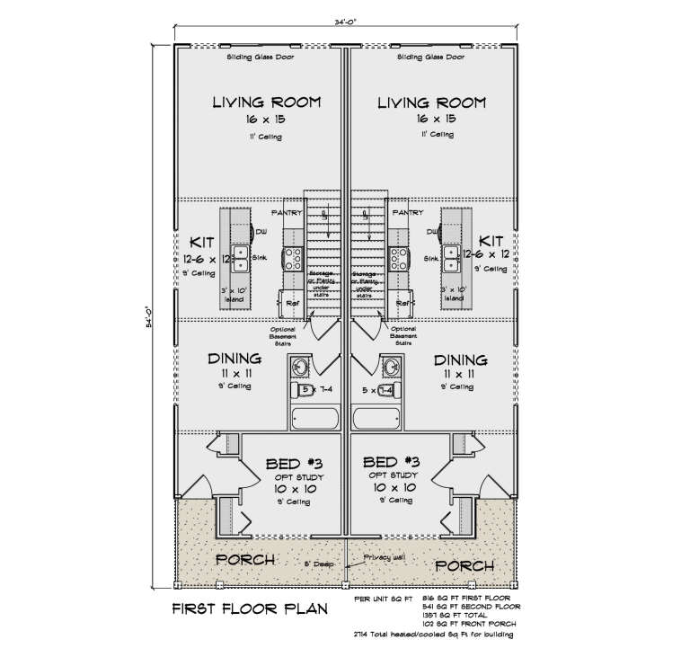 House Plan House Plan #35567 Drawing 1