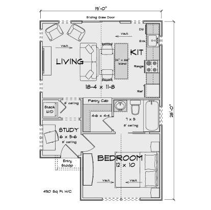 Main Floor  for House Plan #4848-00609