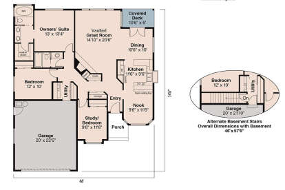 Main Floor  for House Plan #035-01226
