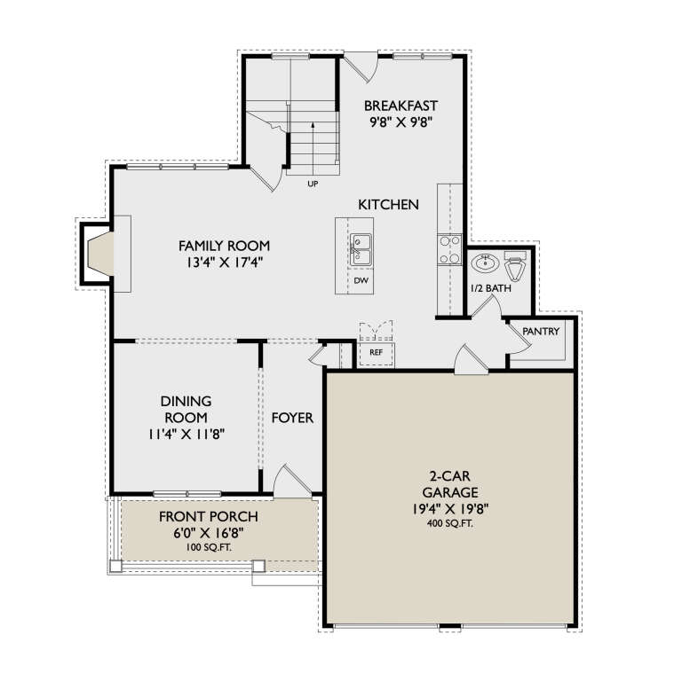 House Plan House Plan #35581 Drawing 1