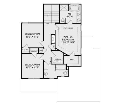 Second Floor for House Plan #957-00162
