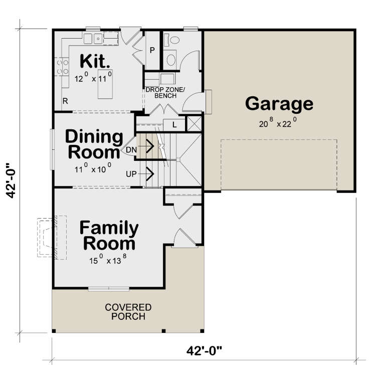 House Plan House Plan #35583 Drawing 1