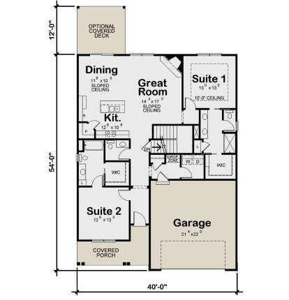 Main Floor  for House Plan #402-01892