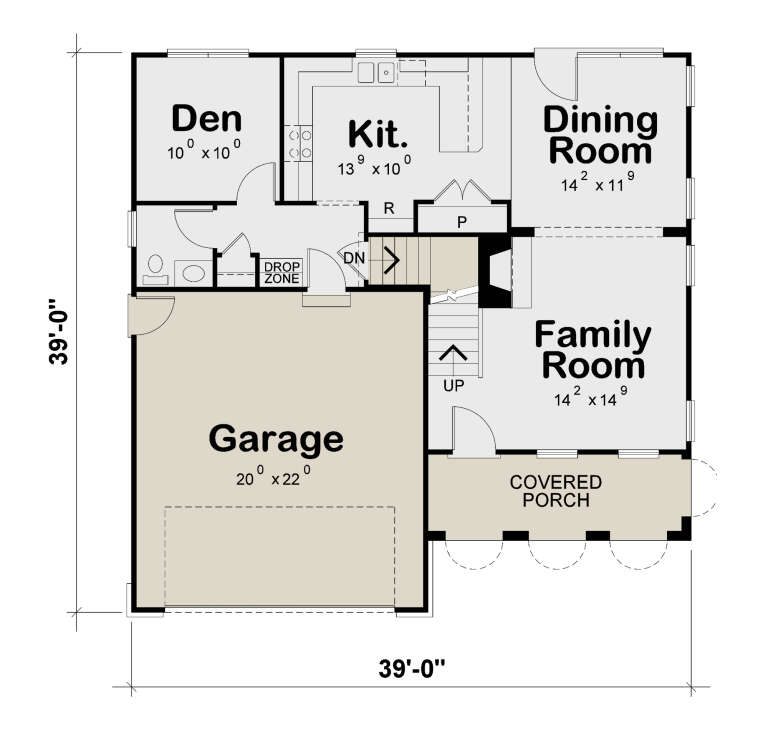 House Plan House Plan #35586 Drawing 1
