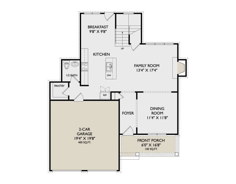 House Plan House Plan #35589 Drawing 1