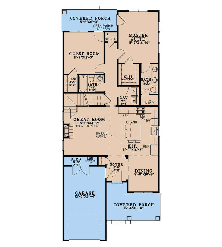 House Plan House Plan #35592 Drawing 1
